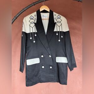 Vintage Embroidered Blazer